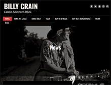 Tablet Screenshot of billycrain.com